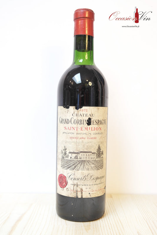 Château Grand-Corbin d'Espagne Vin 1972