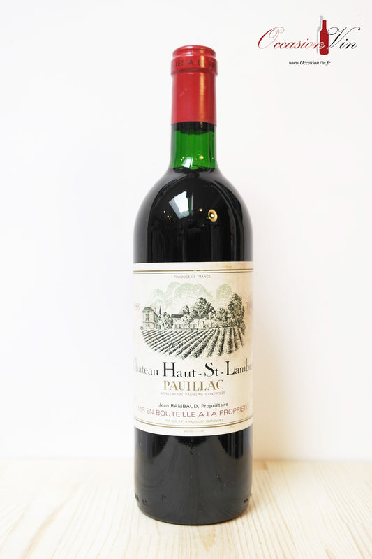 Château Haut-St-Lambert Vin 1988