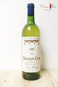 Mouton Cadet Blanc Vin 1982