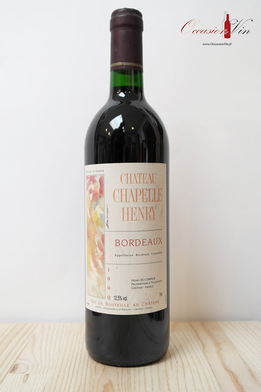 Château Chapelle Henry Vin 1990