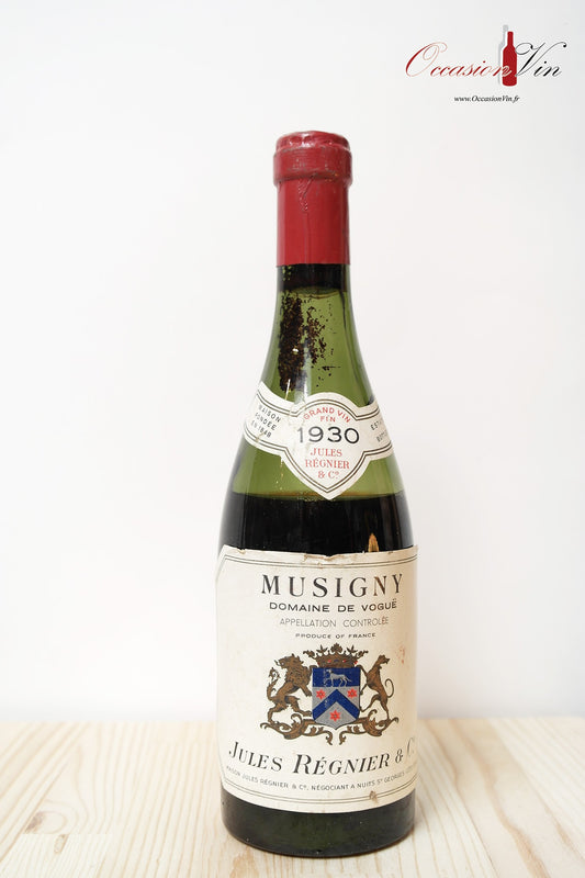 Musigny Jules Régnier Vin 1930