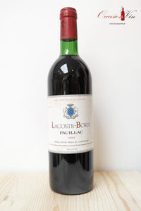 Lacoste-Borie Vin 1983