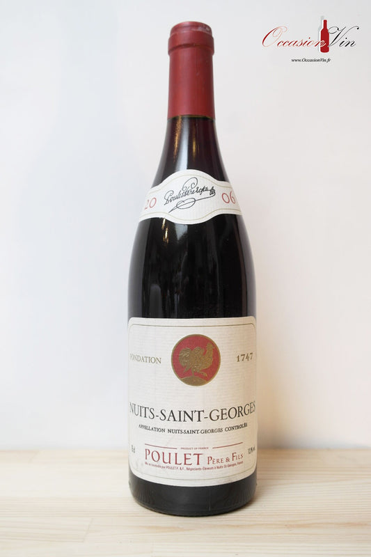 Nuits Saint Georges Poulet Père et Fils Vin 2006