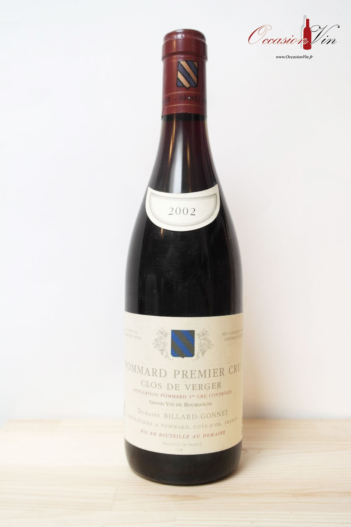 Pommard Clos de Verger Billard-Gonnet Vin 2002