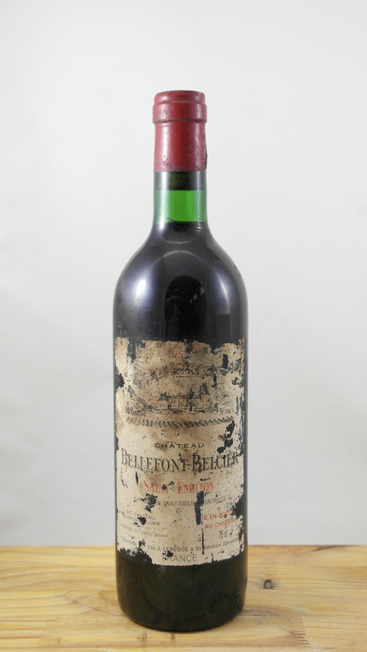 Château Bellefont-Belcier Vin 1986