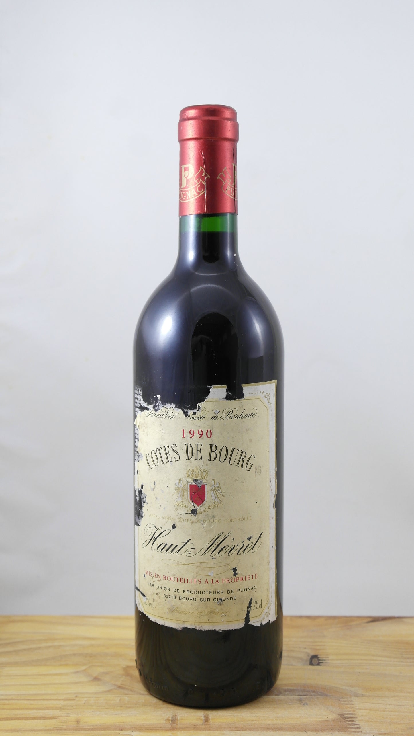Côtes de Bourg Haut-Mevret Vin 1990