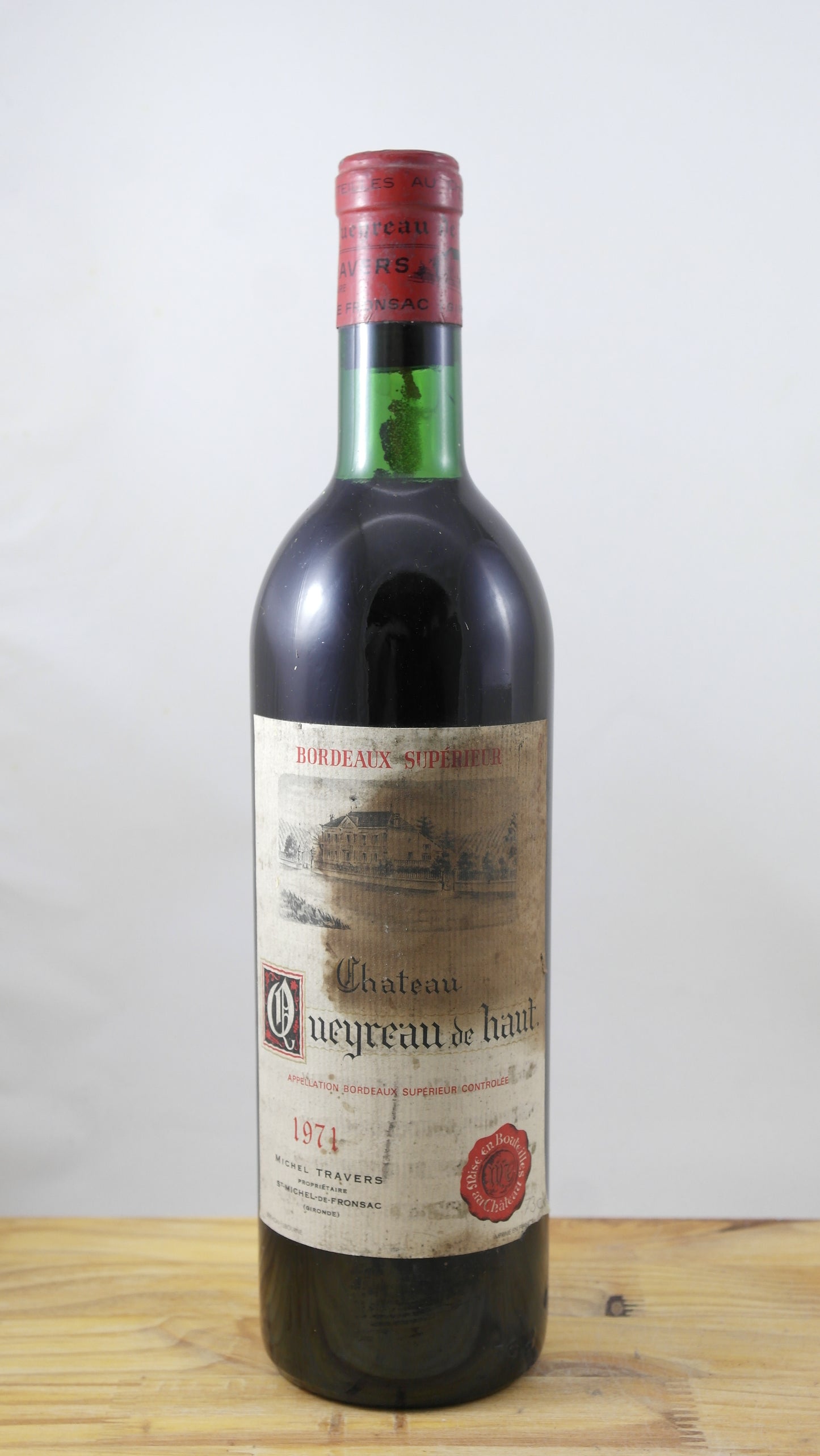 Château de Queyreau de haut Vin 1971