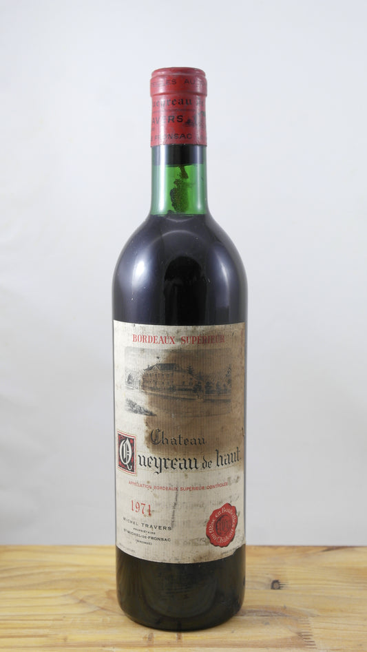 Château de Queyreau de haut Vin 1971