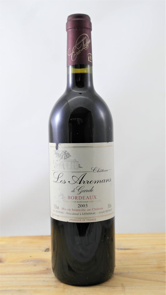 Château Les Arromans de Garde Vin 2003