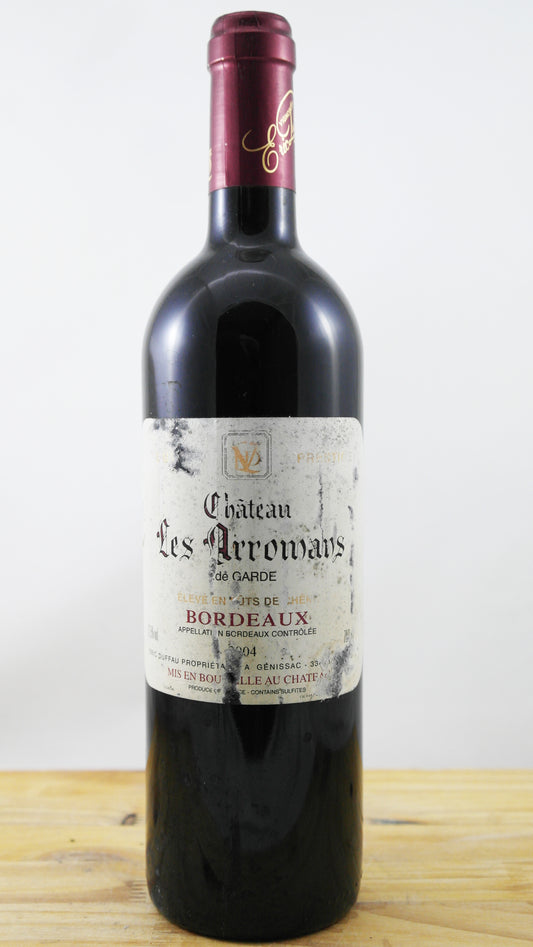 Château Les Arromans de Garde Cuvée Prestige EA Vin 2004