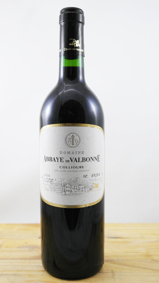 Collioure Domaine Abbaye de Valbonne Vin 2006