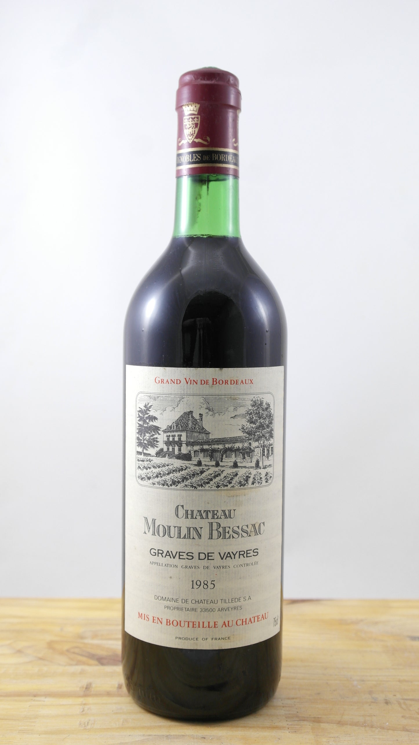 Château Moulin Bessac Vin 1985