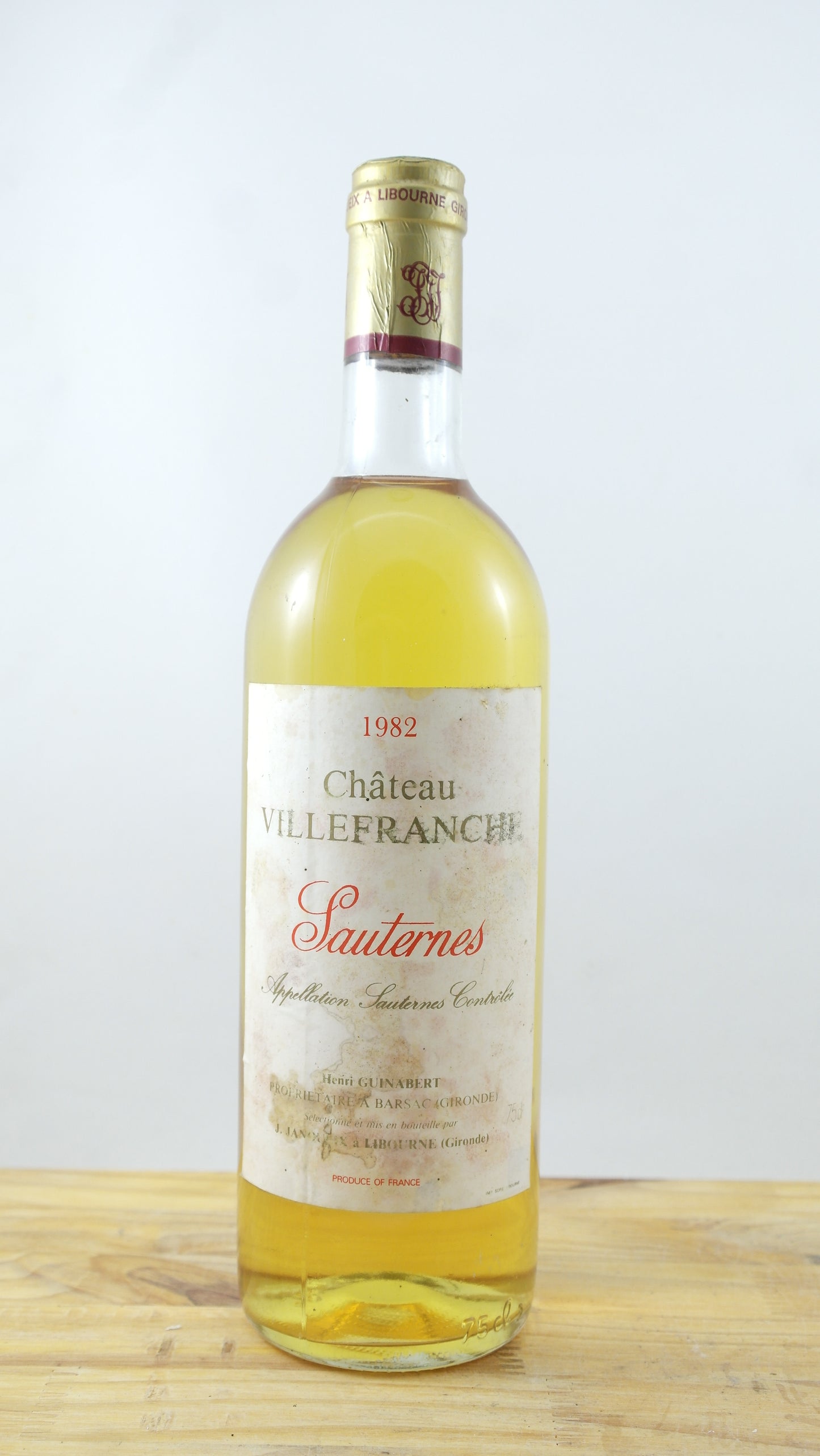 Château Villefranche Vin 1982