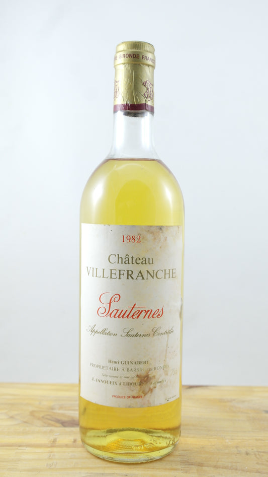 Château Villefranche NB Vin 1982