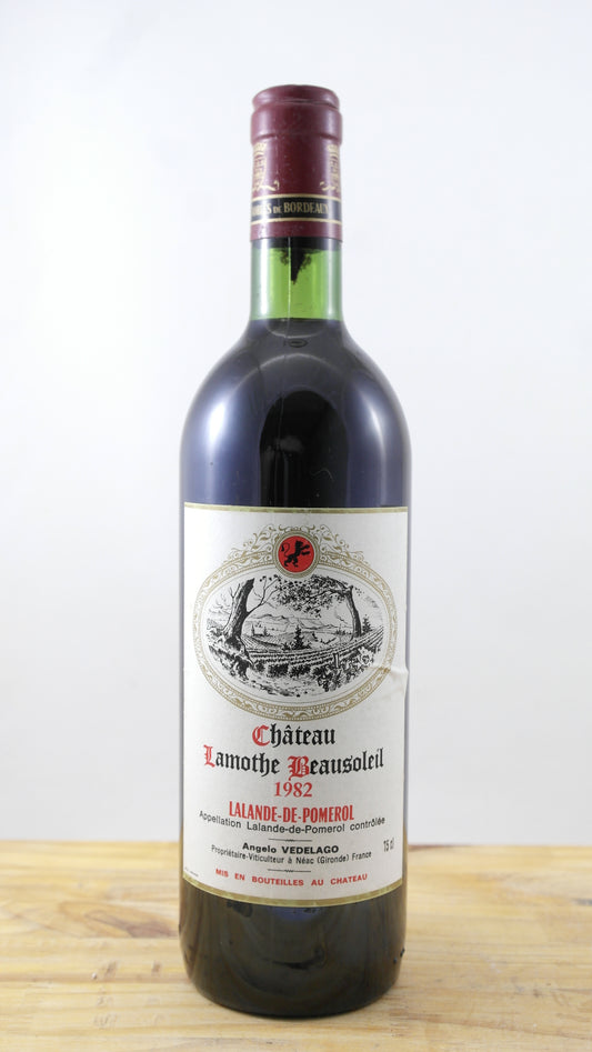 Château Lamothe Beausoleil Vin 1982