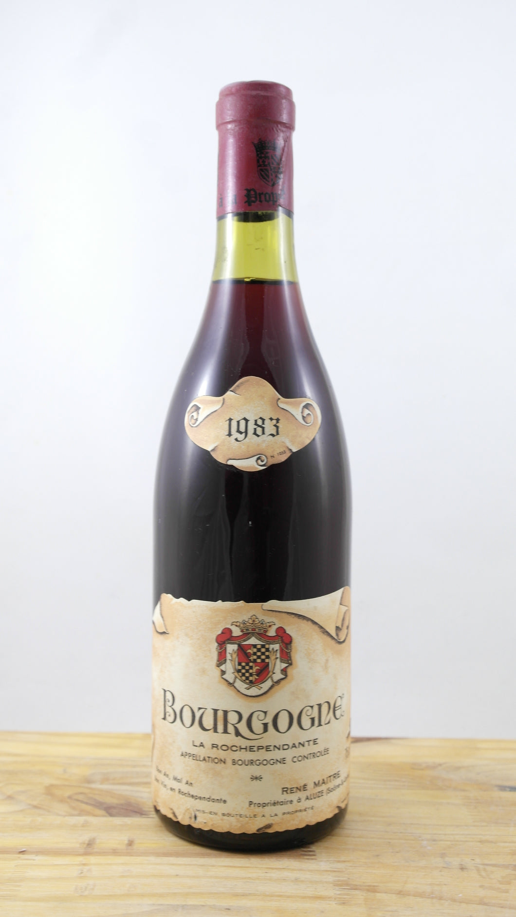 Bourgogne La Rochependante Vin 1983