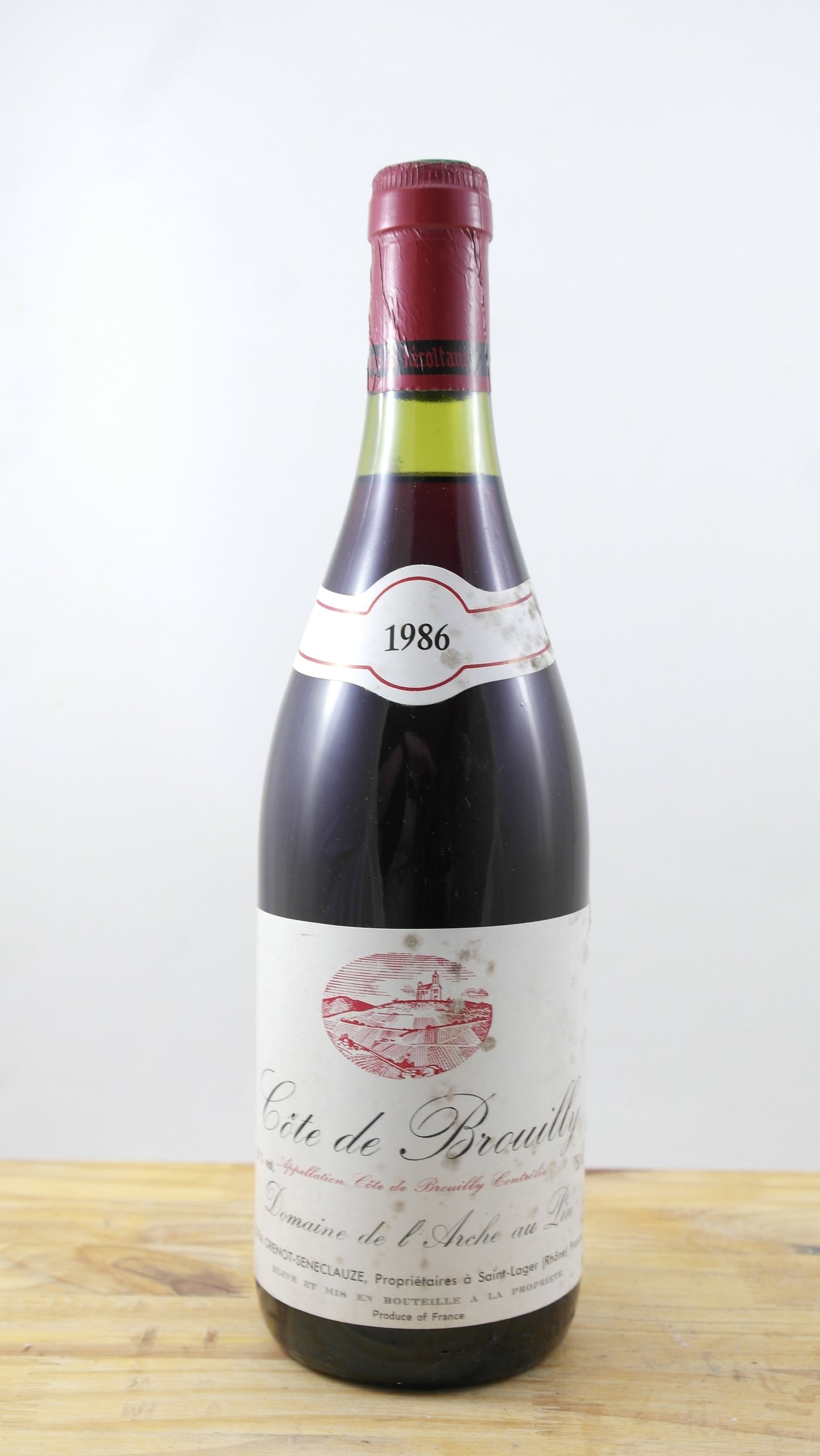 Côte de Brouilly Domaine de l’Arche au Pin EA Vin 1986