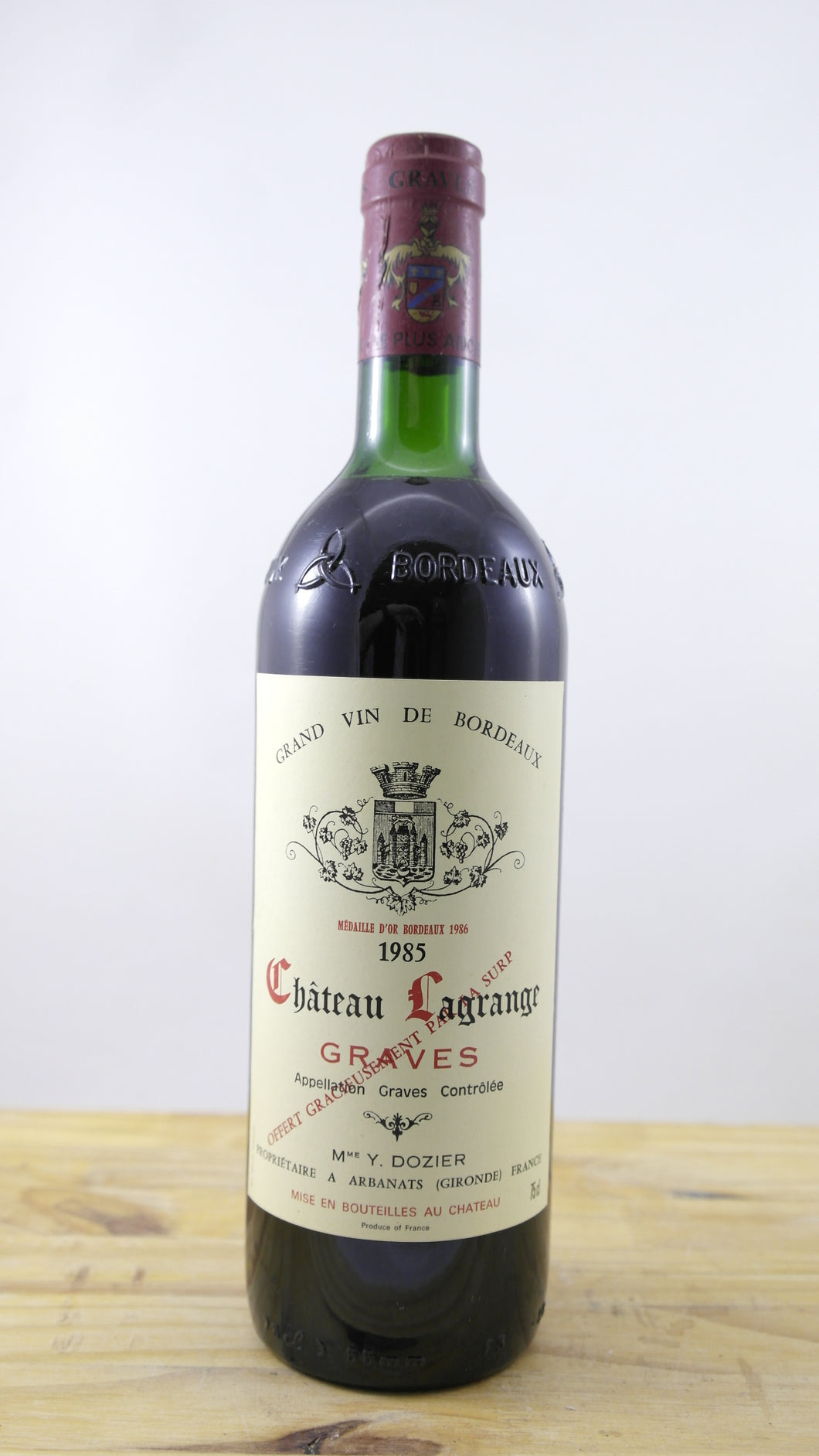 Château Lagrange NB Vin 1985