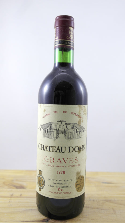 Chateau Doms Vin 1978