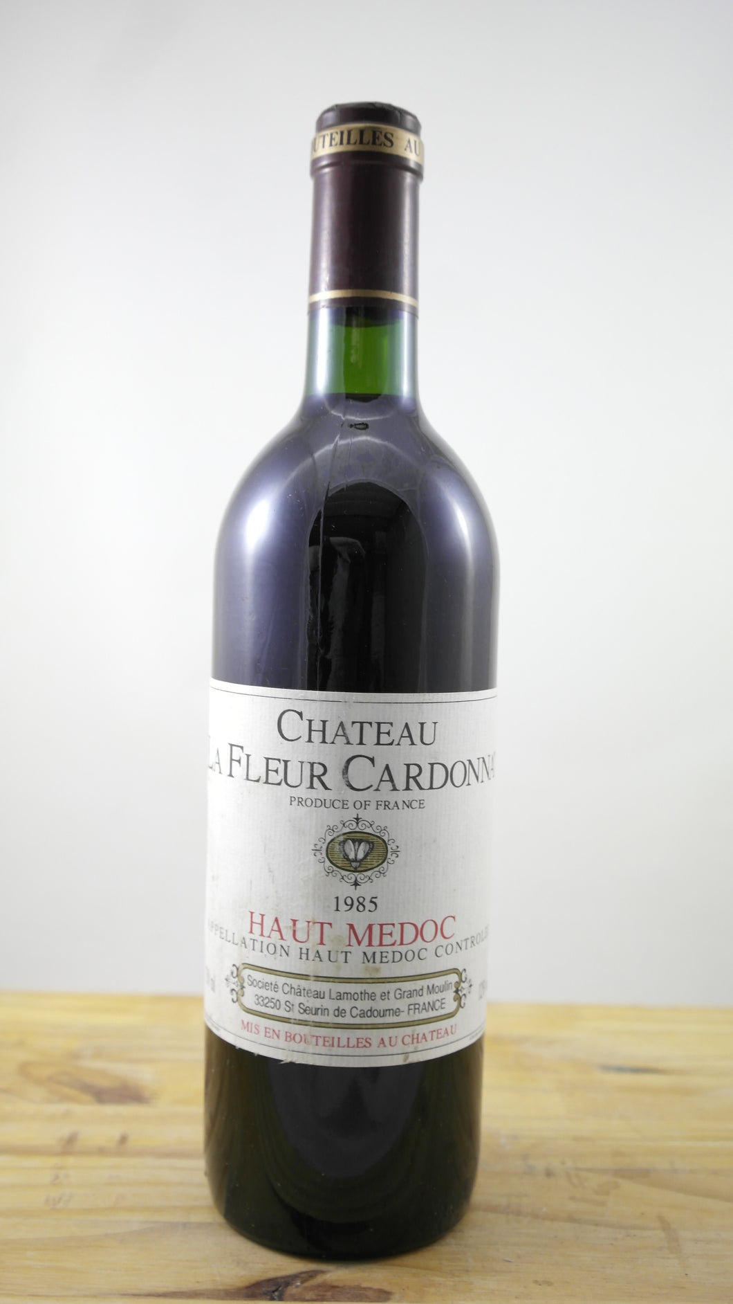 Chateau Fleur Cardonnat Vin 1985