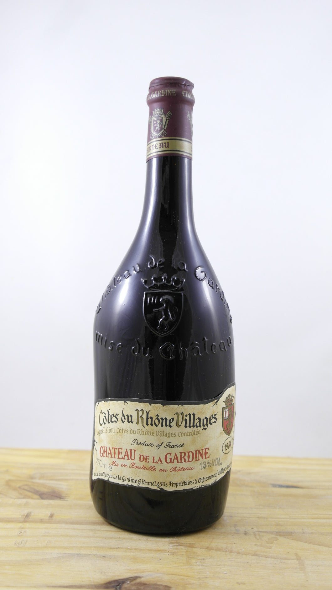 Côtes du Rhônes Chateau de la Gardine Vin 1985