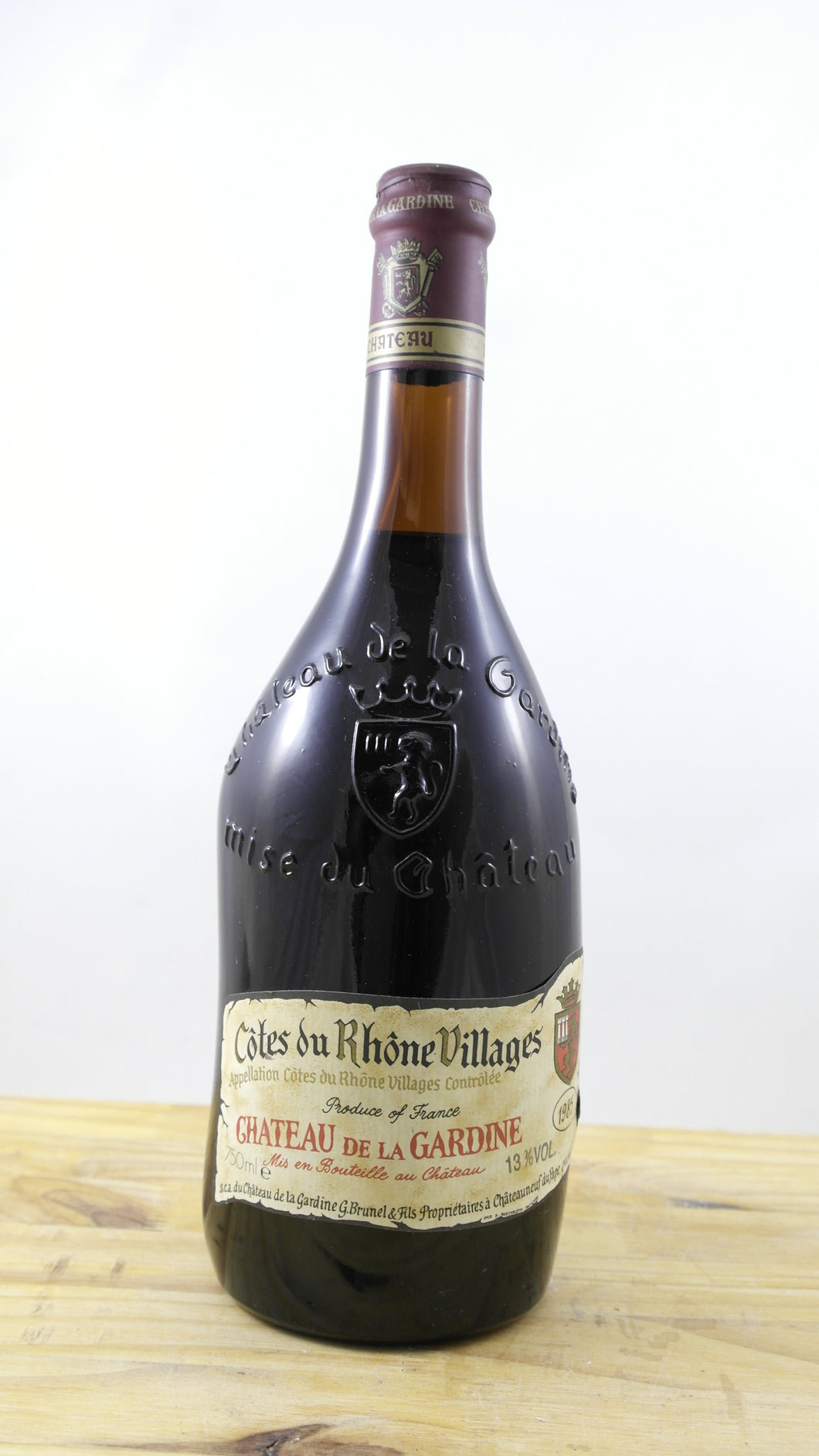 Côtes du Rhônes Chateau de la Gardine NB Vin 1985
