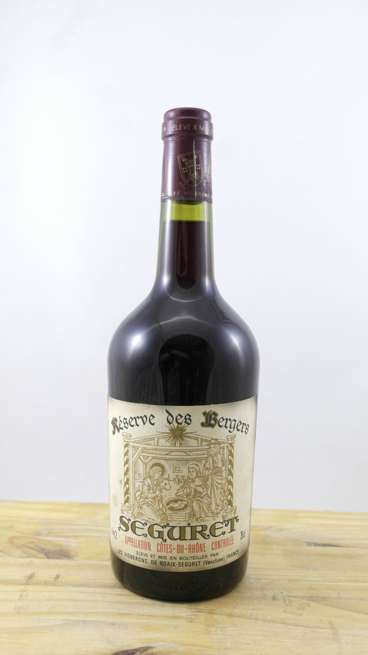 Seguret Réserve des Bergers Vin 1982