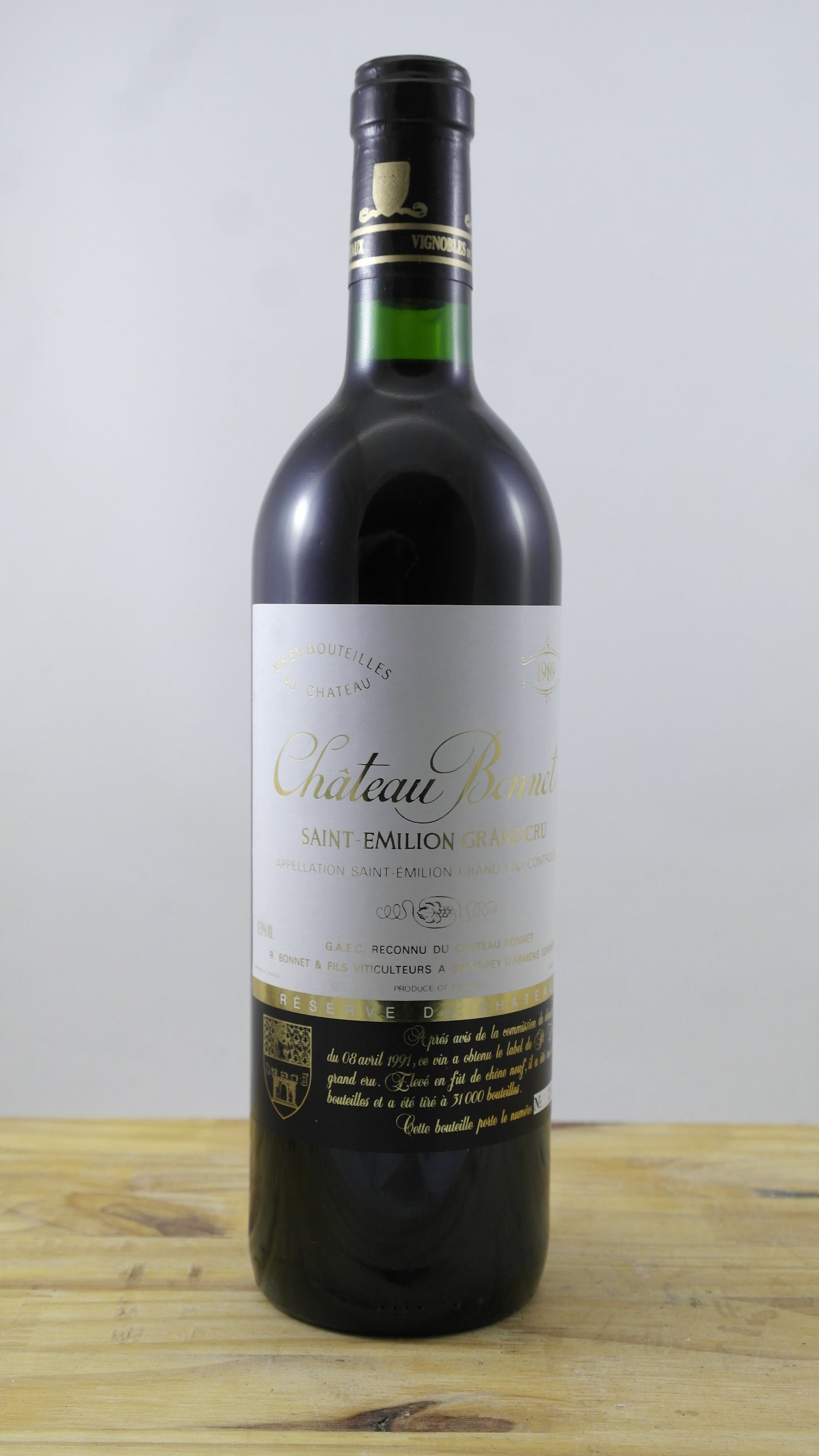 Château Bonnet Vin 1989