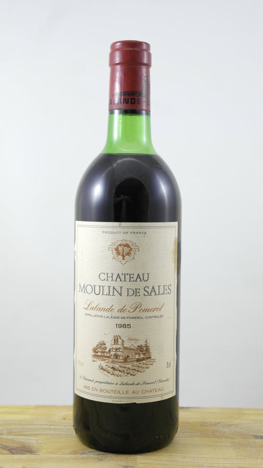 Chateau Moulin de Sales Vin 1985