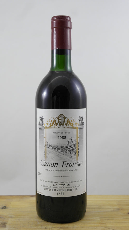 Canon Fronsac J-P Stephen Vin 1988