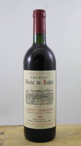 Château Franc du Barry Vin 1986