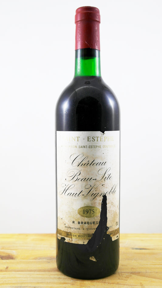 Château Beau-Site Haut Vignoble EA Vin 1975