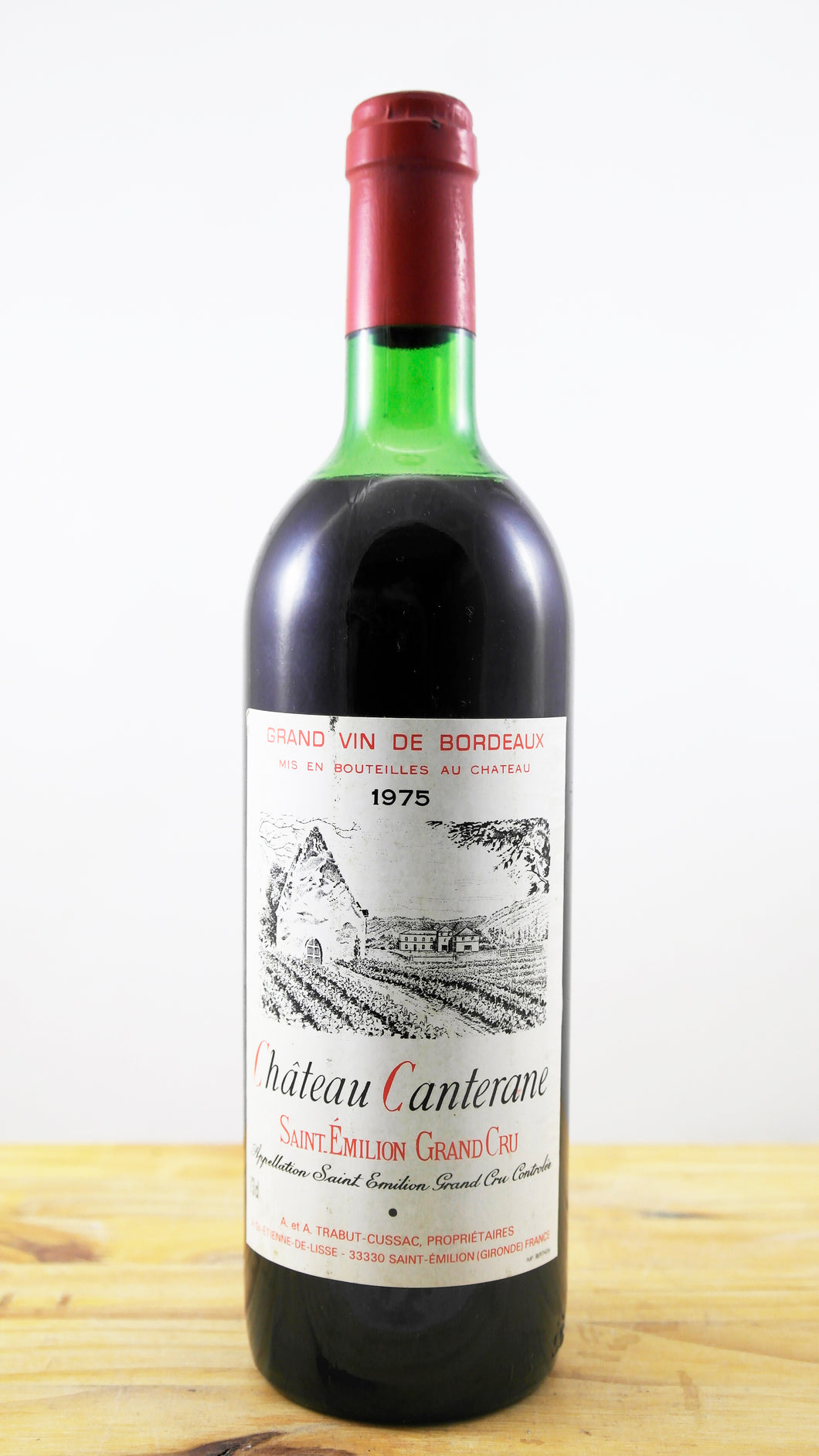 Château Canterane NLB Vin 1975