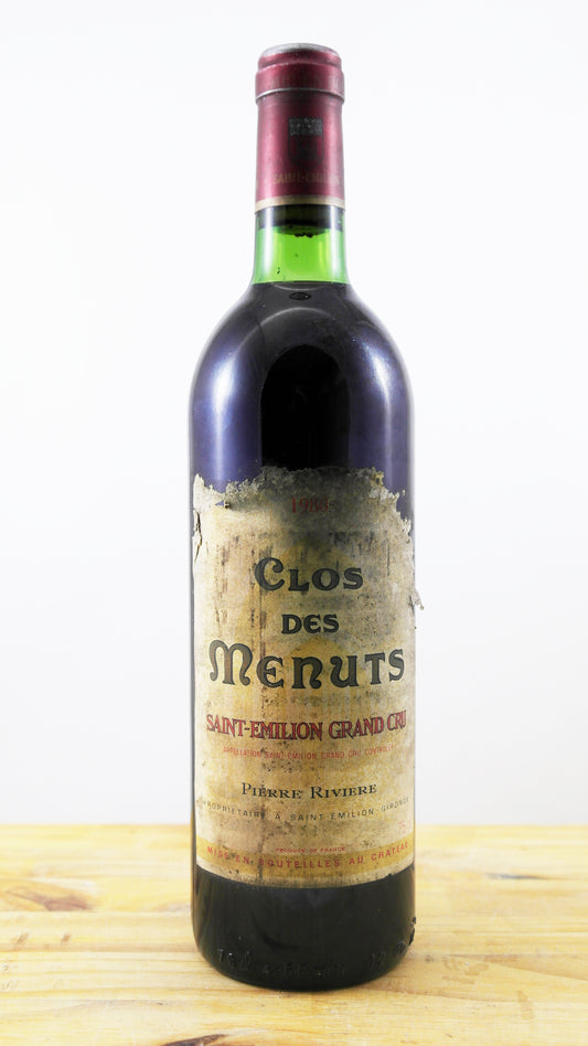 Clos des Menuts ELA Vin 1980