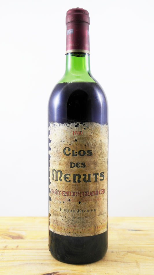 Clos des Menuts NB Vin 1980