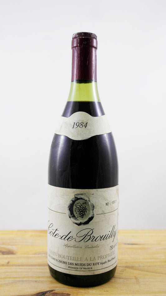 Côte de Brouilly Compagnons des Muids Vin 1984