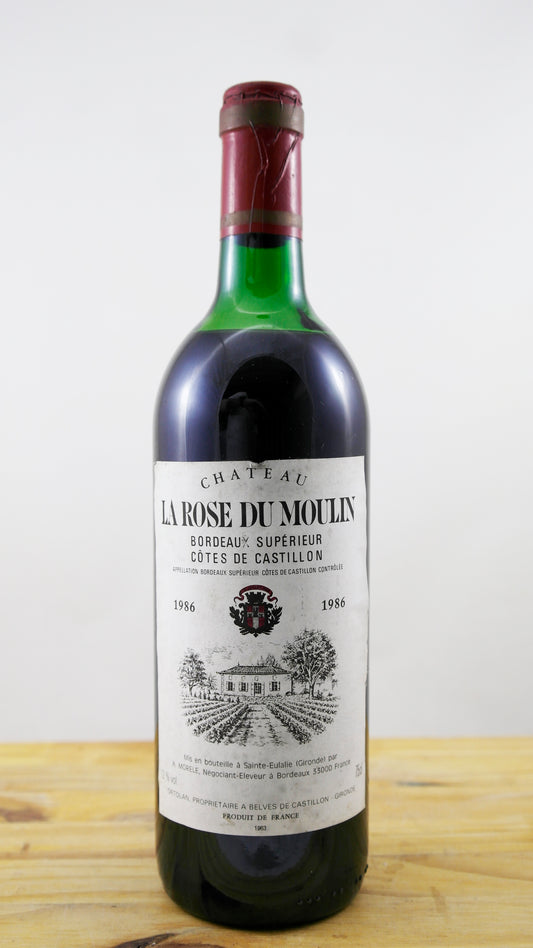 Château La Rose du Moulin Vin 1986
