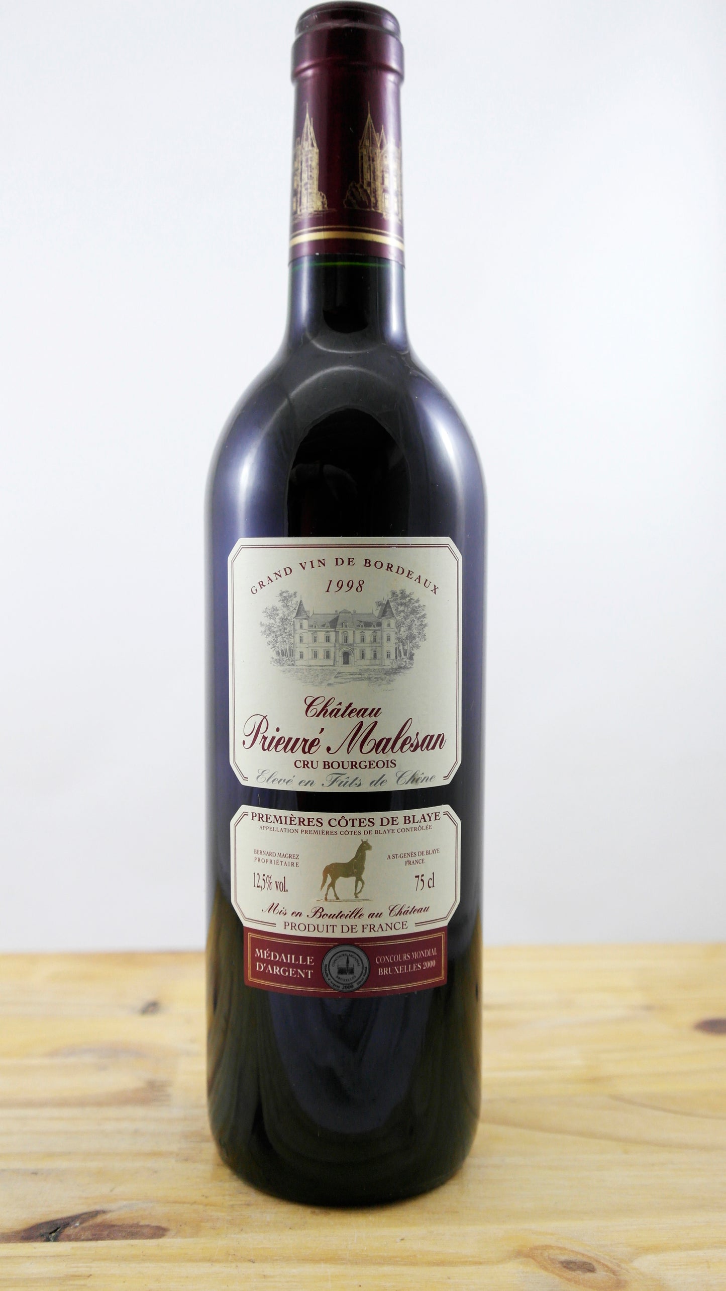 Vin Année 1998 Château Prieuré Malesan