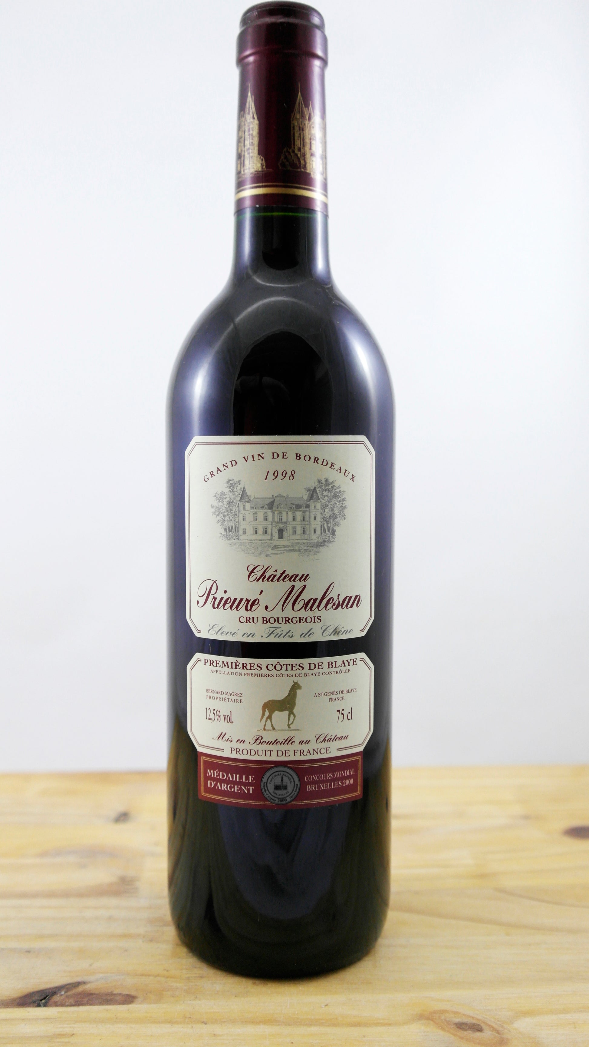 Vin Année 1998 Château Prieuré Malesan