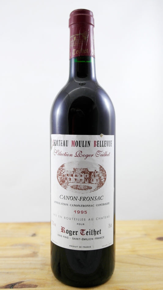 Vin Année 1995 Château Moulin Bellevue