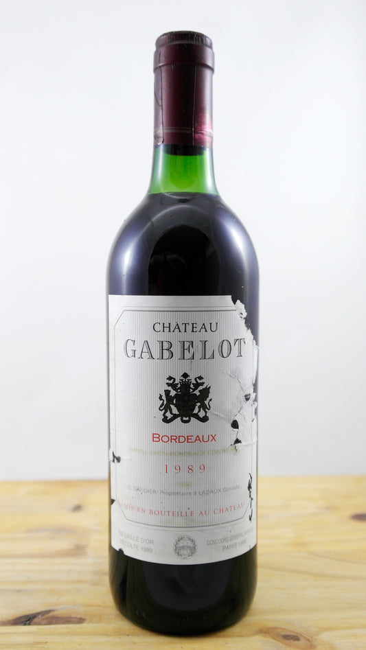 Vin Année 1989 Château Gabelot