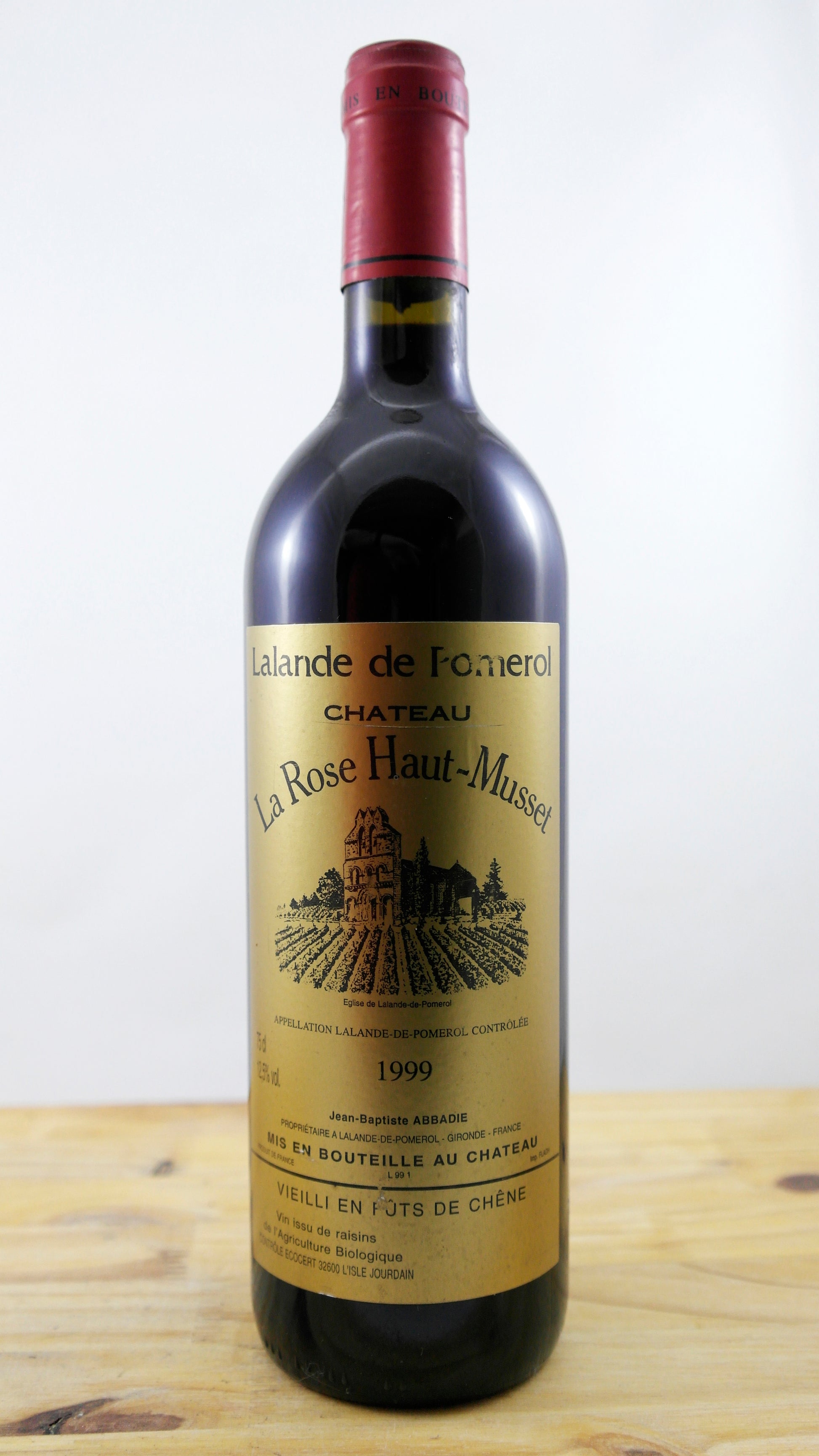 Vin Année 1999 Château La Rose Haut-Musset