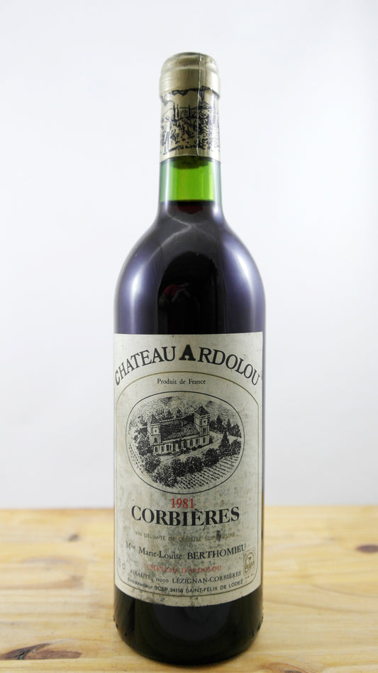 Vin Année 1981 Corbières Château Ardolou
