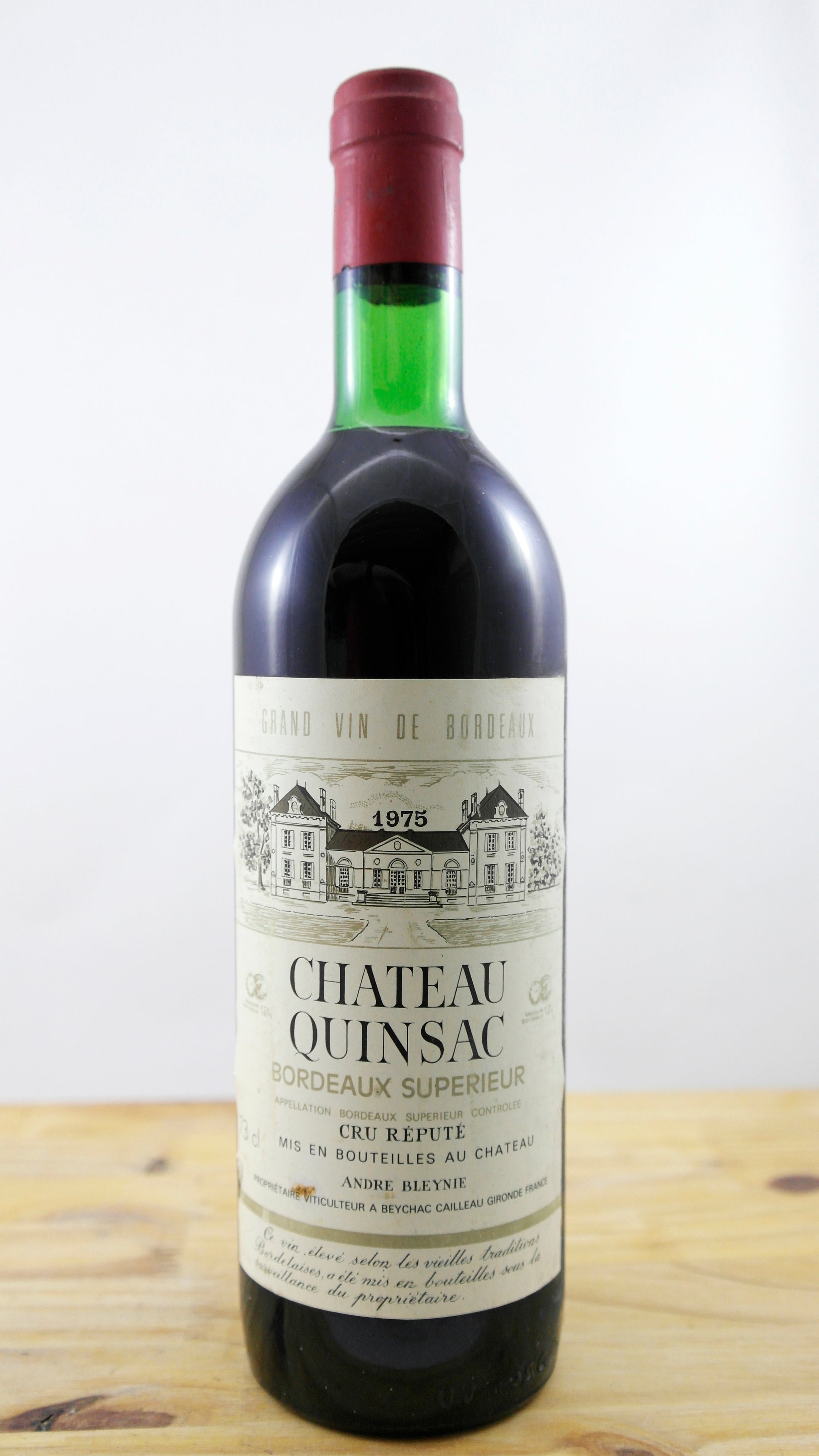Vin Année 1975 Château Quinsac