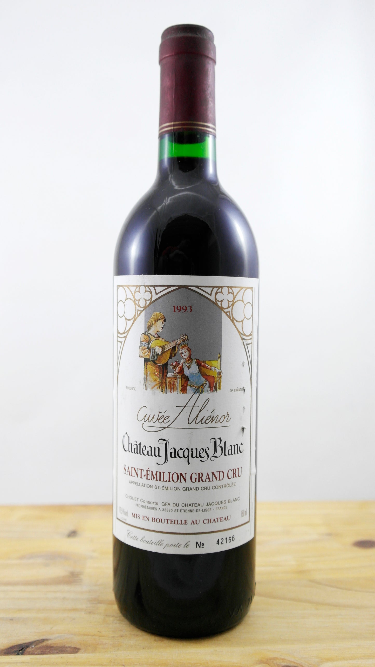 Vin Année 1993 Saint-Emilion Château Jacques Blanc