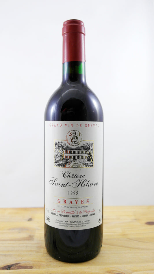 Vin Année 1995 Château Saint-Hilaire
