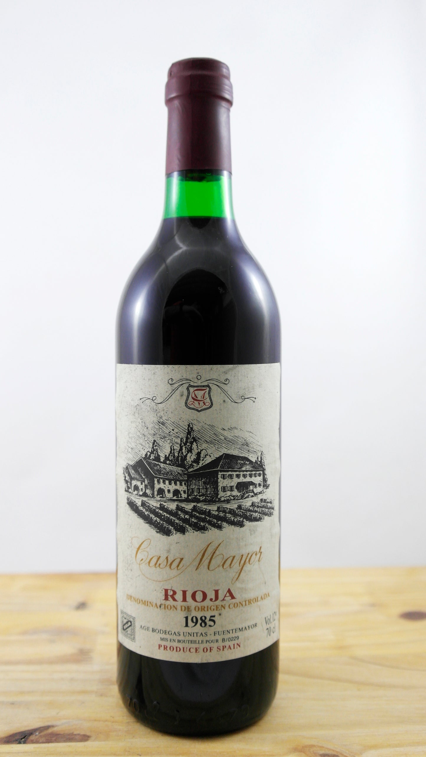 Vin Année 1985 Rioja Casa Major