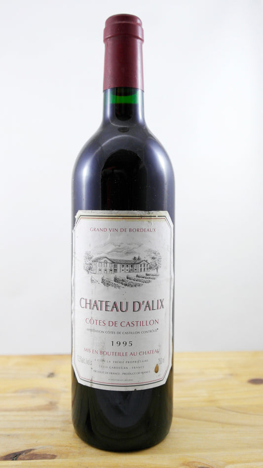 Vin Année 1995 Château d'Alix