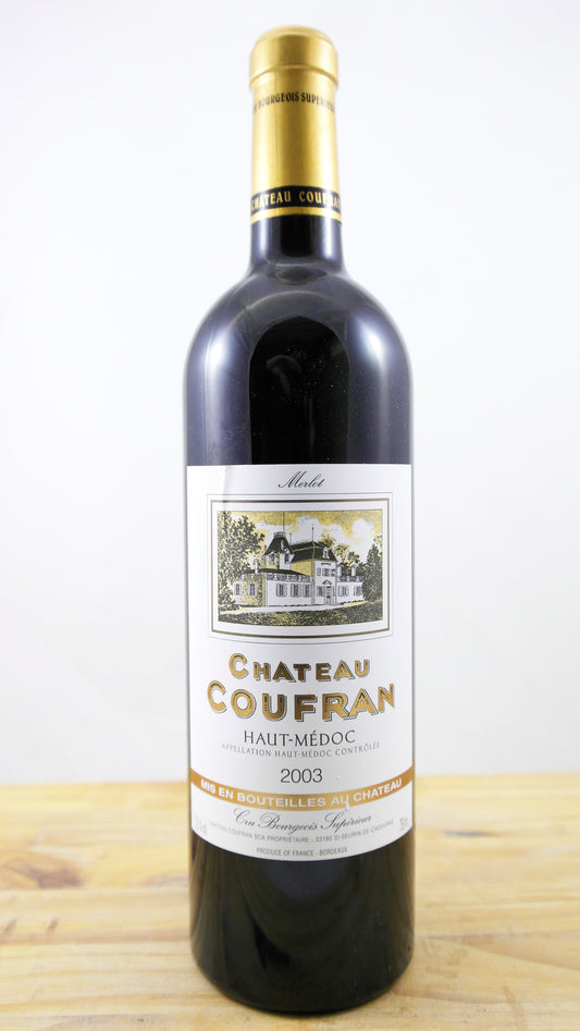 Vin Année 2003 Château Coufran