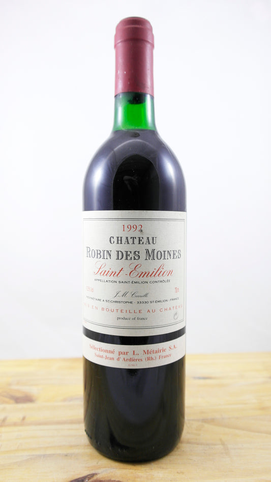 Vin Année 1992 Château Robin des Moines